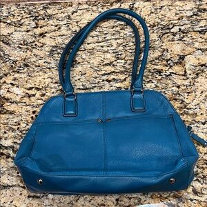 Tignanello Blue Shoulder Bag